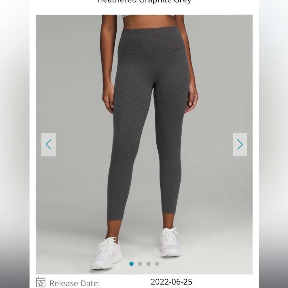 Lululemon Wunder Train Cropped Leggings - 6
